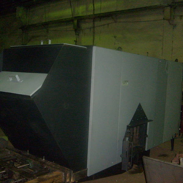 Котел КВм-1,1 на угле с забрасывателем ЗП