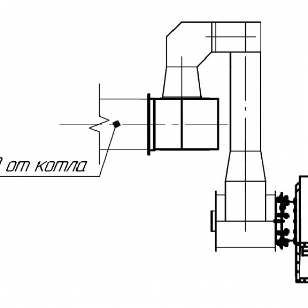 Котёл КВр-4,3 на угле с колосниковой решеткой